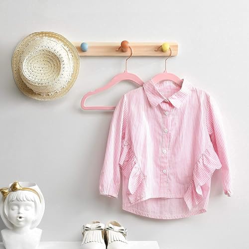 ARLICORPING Velvet Hangers Non-Slip Premium Suit Hangers Ultra Thin Space Saving 360 Degree Swivel Hook Clothes Hangers (Pink, 50) - Image 5
