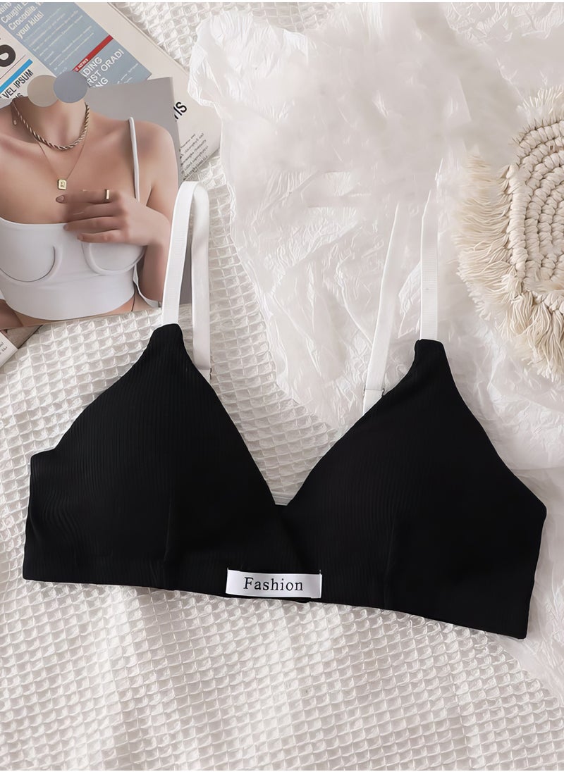 ovitio - Black Bikini Set - Two Pieces (Bra + Bottom) - Image 1