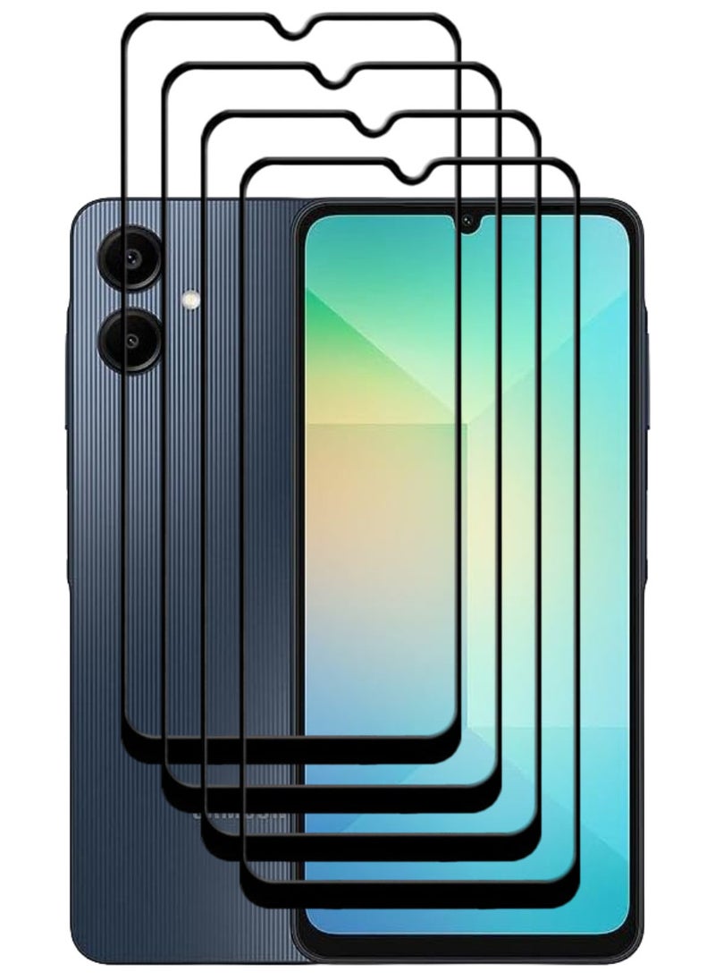 ACLIX 4 Pieces Antistatic ESD Dustproof Premium Quality High Definition Tempered Glass Screen Protector Designed For Samsung Galaxy A06 - Image 1