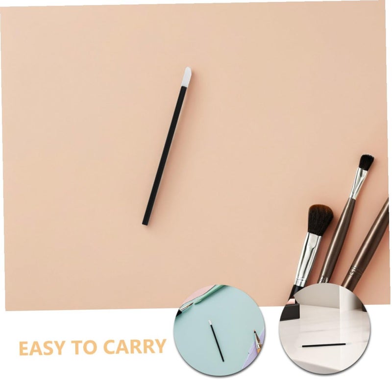 300pcs Disposable Mini Lip Brushes for Lipstick and Lip Gloss Applicator Wands, Portable Soft Bristle Makeup Applicators for Travel and Professional Use - Image 3