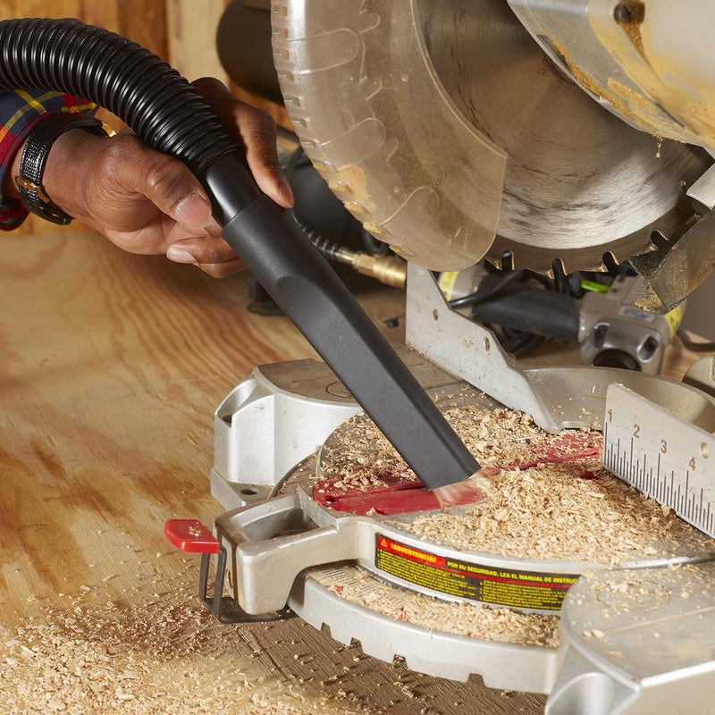 SHOPVAC Shop 9199600 1.5 Inch Crevice Tool, Includes 1.25 Inch Adapter, Durable Polypropylene, Tight Spaces, (1-Pack) - Image 3