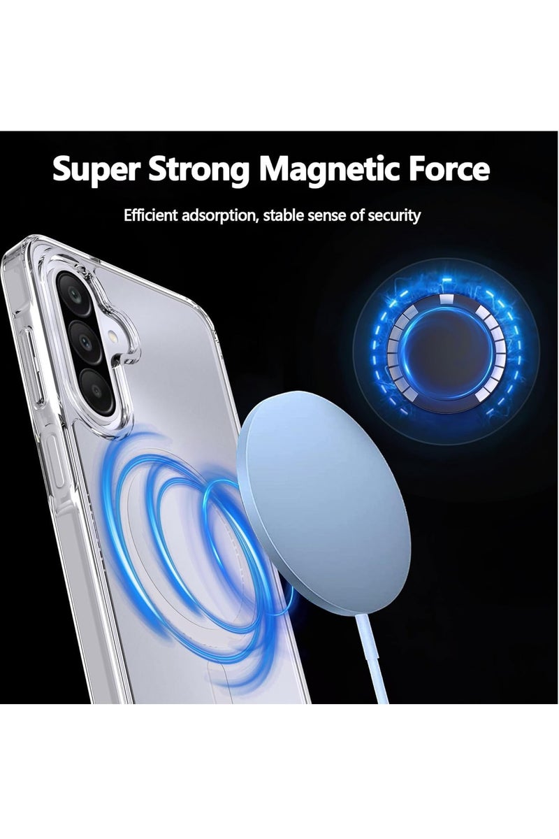 MIGOFAST Samsung Galaxy A55 5G MagSafe Hybrid Clear Case Compatible with Samsung Galaxy A55 5G  Compatible with MagSafe, PC with TPU Hybrid Technology for Galaxy A55 - Image 2