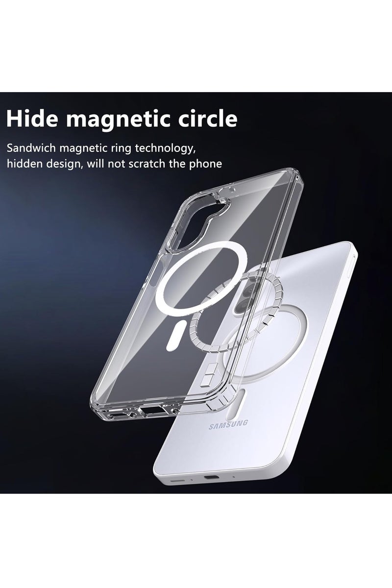 MIGOFAST Samsung Galaxy A55 5G MagSafe Hybrid Clear Case Compatible with Samsung Galaxy A55 5G  Compatible with MagSafe, PC with TPU Hybrid Technology for Galaxy A55 - Image 4