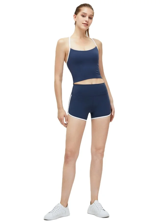 KAWN.YOGA Womens Athletic Strap Sleeves with Square Neckline