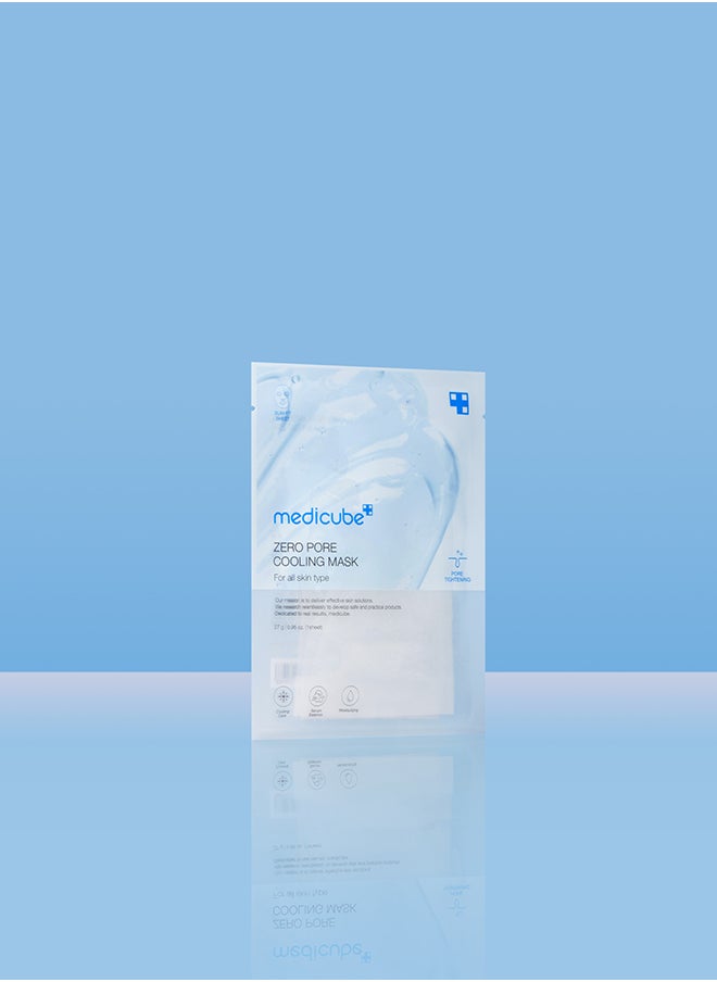 Medicube Zero Pore Cooling Mask for All Skin Types – Quad Pore Care Face Mask with Niacinamide, Alcohol-Free Cooling & Hydrating Cupra Tencel Sheet – Reduces Pores & Sebum, Soothes Skin  - Image 2