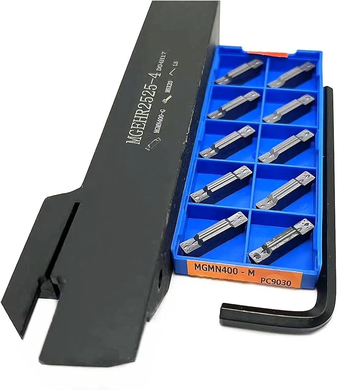 MGMN400 M PC9030 External Grooving Tool Handle with Carbide Inserts Mgehr2525 4 - Image 1
