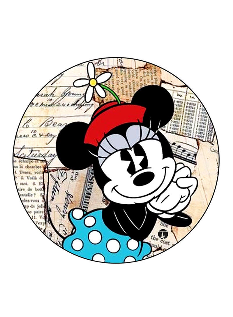 RKN Disney Printed Mouse Pad  Round  Multicolour