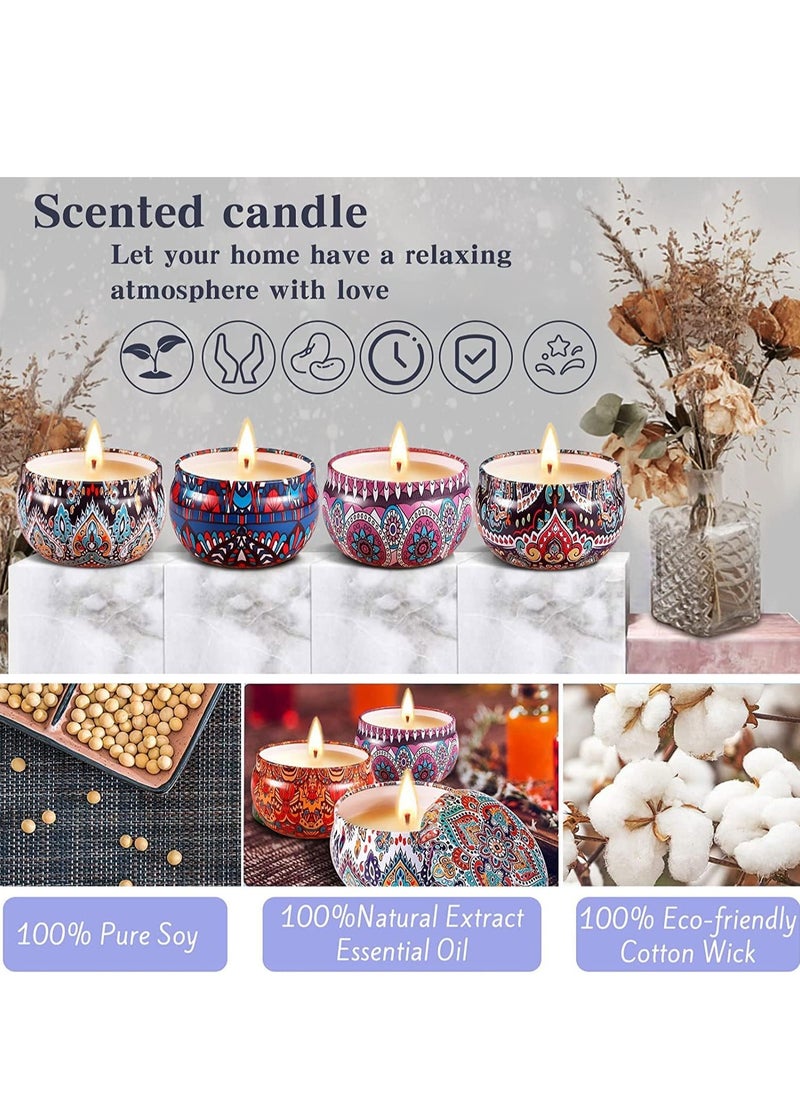 RATSAW Scented Candles Gift Set for Women 9 Pack Aromatherapy Candle for Home Scented Natual Soy Candles Gifts for Anniversary Birthday Mother's Day Bath Spa Meditation  - Image 5