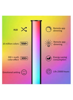 ARNOTEC غرفة المعيشة عكس الضوء الزاوية مصباح أرضي 163 سنتيمتر حامل تويا الذكية RGB LED المزاج ضوء لغرفة النوم الشمال ديكور المنزل الإضاءة الداخلية  - Image 3