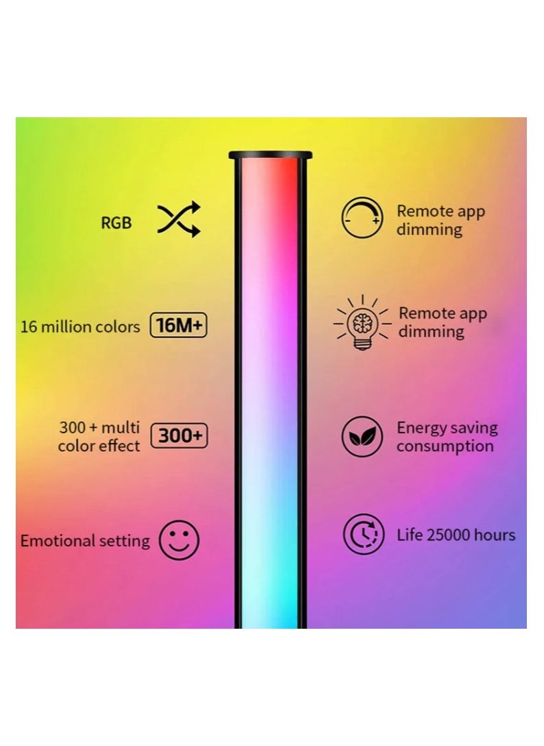 ARNOTEC 140cm Living Room Dimmable Corner Floor Lamp Stand Tuya Smart RGB LED Mood Light for Bedroom Nordic Home Decor Interior Lighting  - Image 3