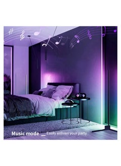 ARNOTEC غرفة المعيشة عكس الضوء الزاوية مصباح أرضي 163 سنتيمتر حامل تويا الذكية RGB LED المزاج ضوء لغرفة النوم الشمال ديكور المنزل الإضاءة الداخلية  - Image 5