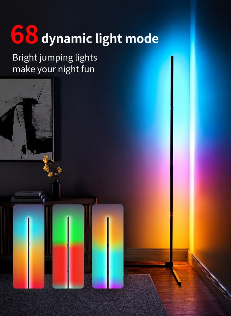 ARNOTEC غرفة المعيشة عكس الضوء الزاوية مصباح أرضي 163 سنتيمتر حامل تويا الذكية RGB LED المزاج ضوء لغرفة النوم الشمال ديكور المنزل الإضاءة الداخلية - Image 4