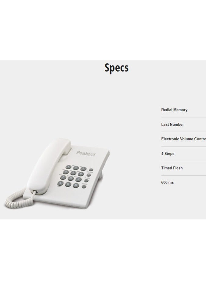Generic telephones with high quality and reliable performance. Available PEAKTEL FY500  - Image 2