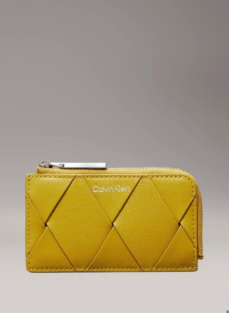 CALVIN KLEIN Woven Cardholder Wallet - Image 1