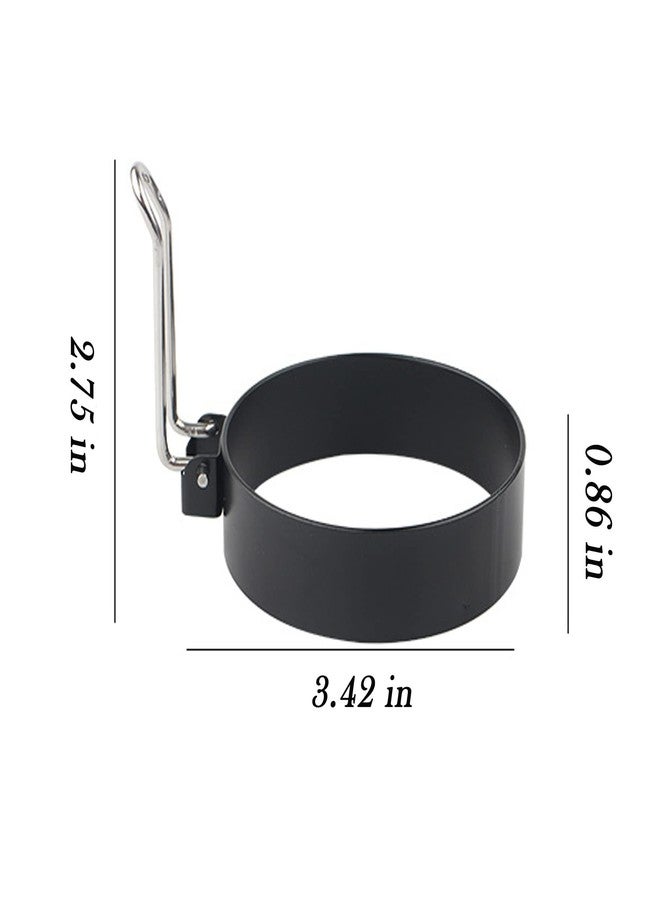 ZLMC Non-Stick Egg Ring,Stainless Steel Ring for Frying Eggs,Round Mold,Shaping Eggs,Round Fried Egg Mold Household,Cooking Tools for Breakfast（2 Pack) - Image 3