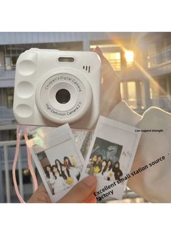 Generic Camera HD Double Camera Cute Digital Campus Student Party Photo Camera Can Take Photos And Pass Mobile Phone Color Shooting 12-Body Color:Hd Dual Camera Moonlight White  - Bare Metal * Not Allowed  - Image 2