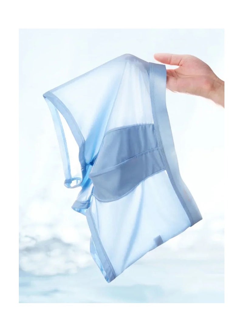 Set Of 4 Mens Boys Ice Silk Boxer Briefs  - Image 3