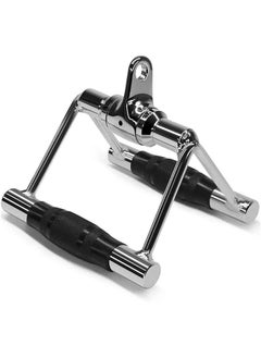 Double D Row Handle Cable Attachment - V Bar Cable Attachment With Non Slip Handle, Lat Pull Down Attachment For Weight Workout, Exercise Cable Attachment For Gym