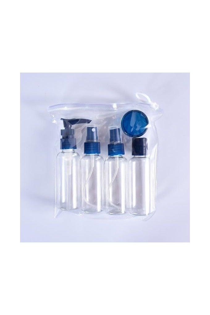 5-Piece Refillable Travel Bottle Set – Leak-Proof and Travel-Friendly for Shampoo, Conditioner, Body Wash & Cosmetics - Image 1