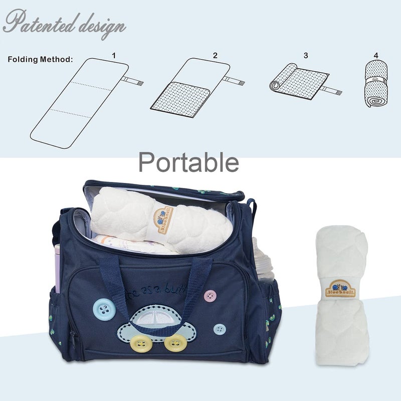 BlueSnail Quilted Thicker Waterproof Changing Pad Liners,3 Count(Snow White 13” x 27”) - Image 4