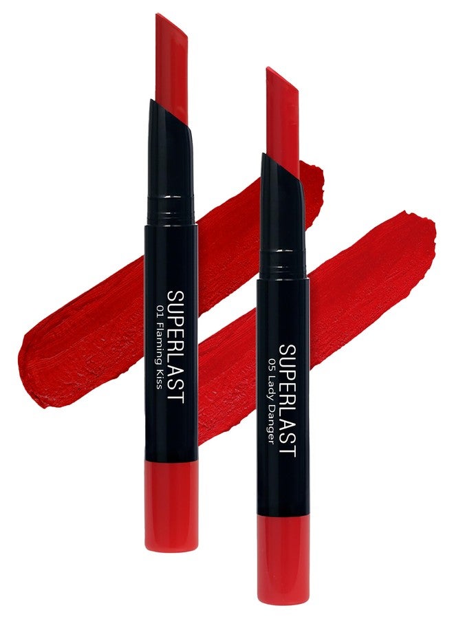 ME-ON Superlast Lipstick (Shade 01,05) Matte Finish - Image 1