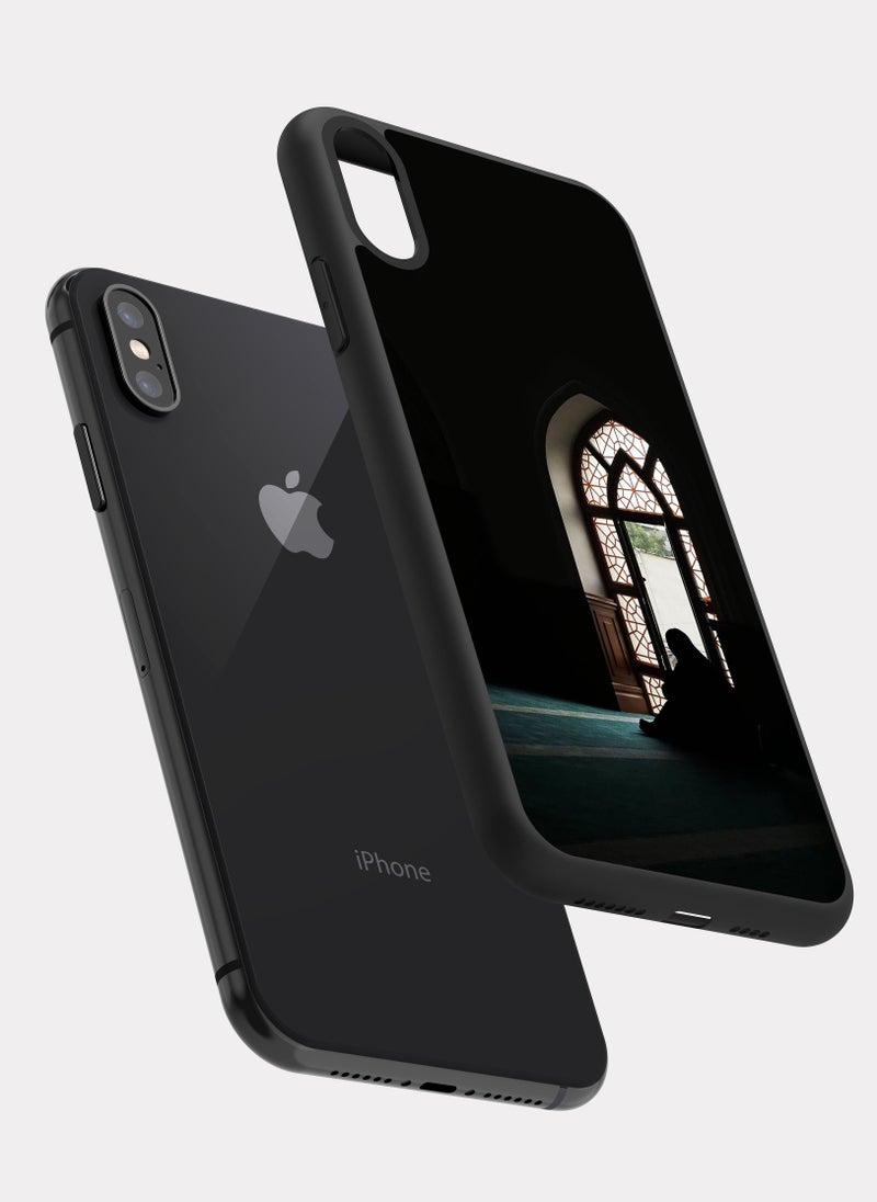PXLAAT iPhone X case cover A Women Inside The Mosque - Image 2