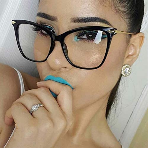 FEISEDY Oversized Cat Eye Glasses Frame Blue Light Blocking Eyewear for Women B2589 - Image 2