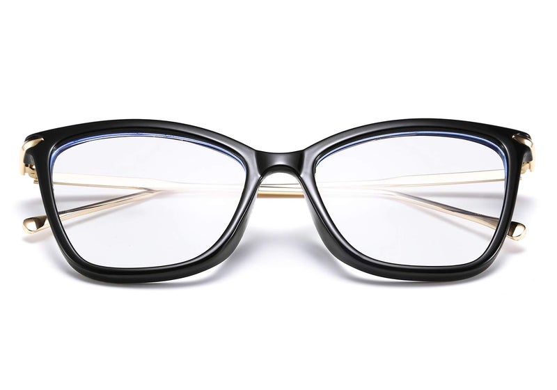 FEISEDY Oversized Cat Eye Glasses Frame Blue Light Blocking Eyewear for Women B2589 - Image 3