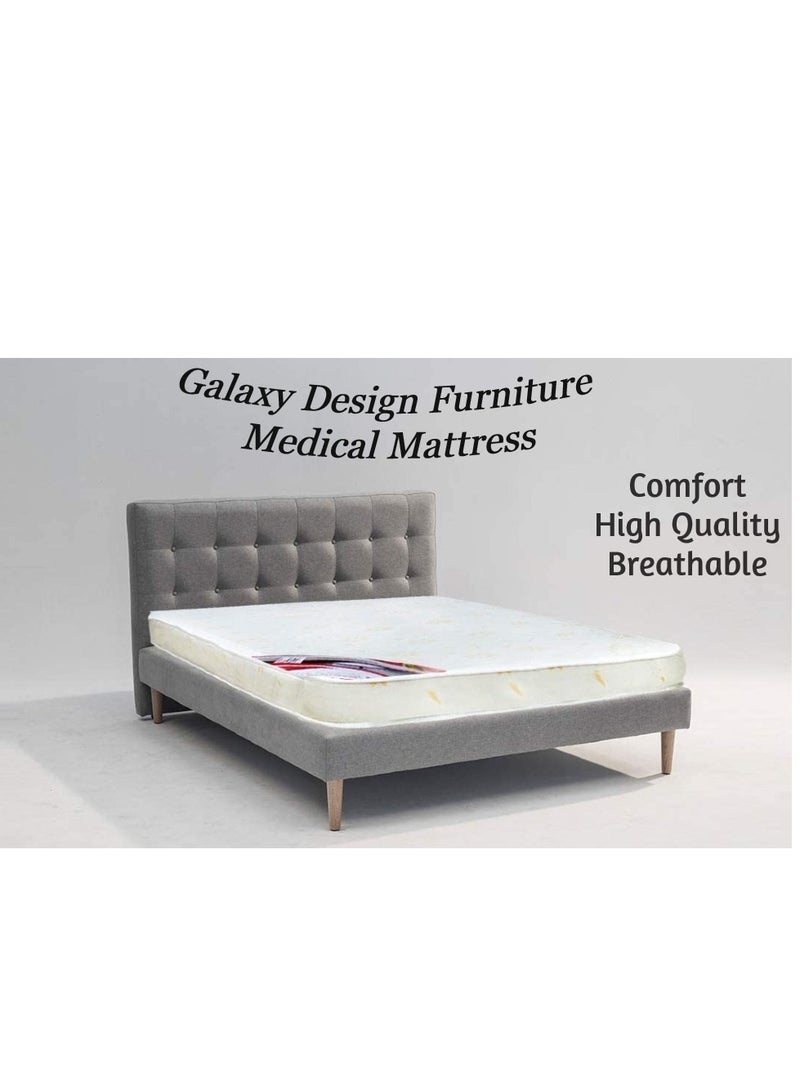 Galaxy Design Medical Mattress – White Color – Queen Size (L x W x H) 150 x 190 x 23 cm - Image 2