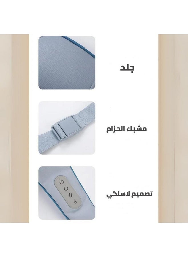 عام جهاز مساج حراري للرقبة والكتفين لاسلكي قابل للارتداء – تدليك متعدد المناطق مع 6 رؤوس تدليك وتحكم ذكي بالحرارة - Image 5