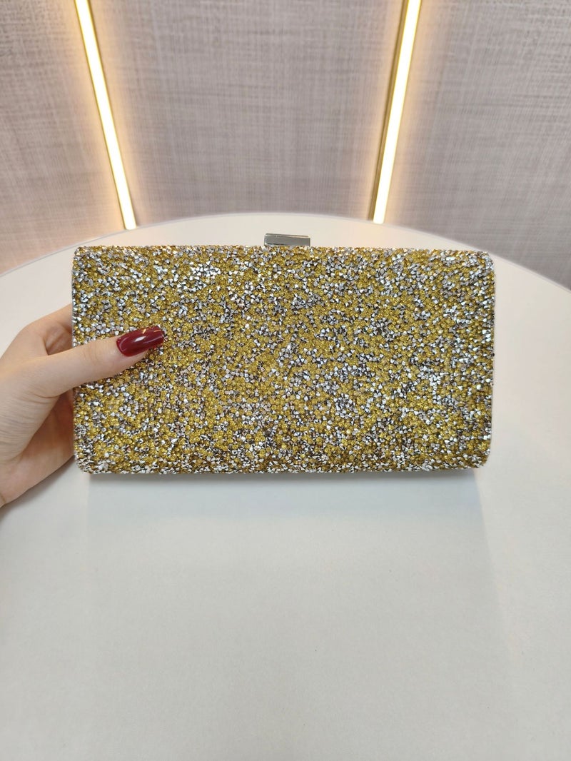New Full Diamond Women'S Evening Bag Single Shoulder Crossbody Clutch Bag Banquet Evening Dress Bridesmaid Small Bag - Image 2
