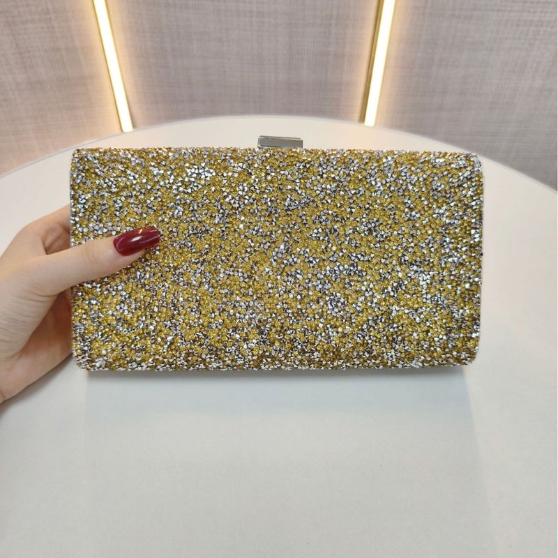 New Full Diamond Women'S Evening Bag Single Shoulder Crossbody Clutch Bag Banquet Evening Dress Bridesmaid Small Bag - Image 1