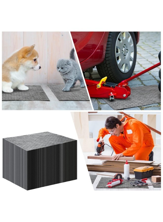 Oil Absorbent Pads Weight Dimpled Pad Garage Accessories Water Absorbent Mat Oil Spill Mat for Absorbing Protecting Home Garage Basement - Image 5