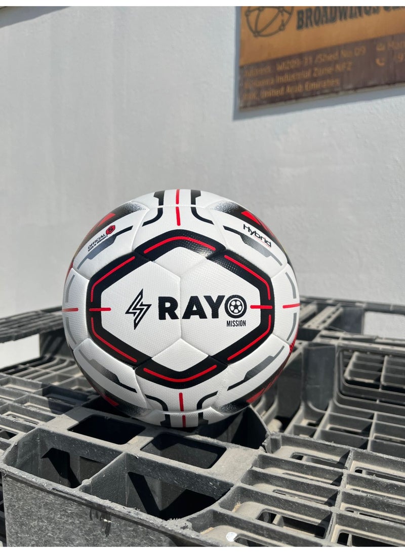 رايو كرة قدم سترايكر 32 لوحة مخيطة آليًا بمقاس 5 | المادة: TPU | متعدد الألوان | للتدريب في الأندية والدوريات والأكاديميات على مستوى المباريات الاحترافية - Image 4