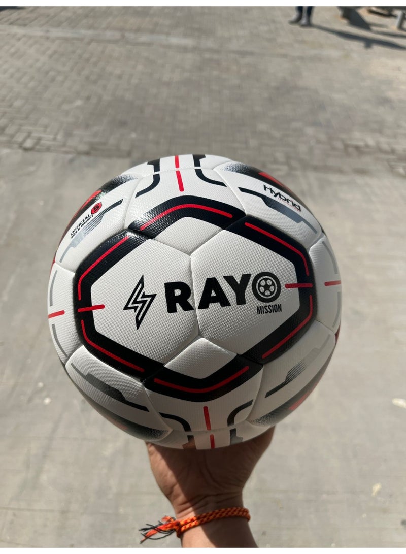 رايو كرة قدم سترايكر 32 لوحة مخيطة آليًا بمقاس 5 | المادة: TPU | متعدد الألوان | للتدريب في الأندية والدوريات والأكاديميات على مستوى المباريات الاحترافية - Image 3