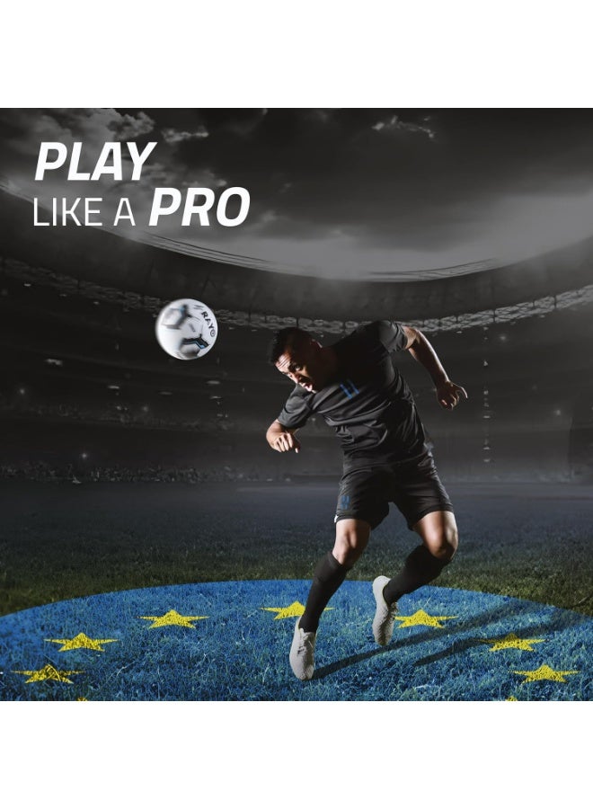 Rayo Striker 32 Panel Machine Stitched Football of Size 5 | Material : TPU | Multicolor | For Training in Clubs, Leagues and Academies Level Professional Matches - Image 2