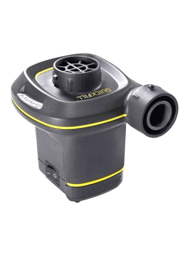 INTEX Quick-Fill AC And DC Electric Pump Black/Yellow - Image 1