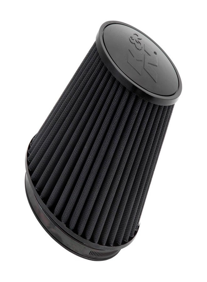 K&N Universal Clamp-On Air Intake Filter: High Performance, Premium, Washable, Replacement Flange Diameter: 6 In, Filter Height: 7.5 Length: 1 Shape: Round Tapered, Ru-3101Hbk