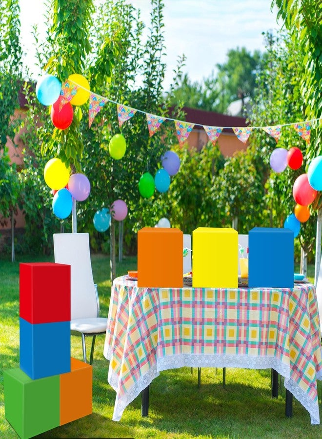 Oitnlaughter 15PCS Number Party Blocks for Number Birthday Party Decoration Colorful Blocks Party Background Prop Boxes Classroom Numbers One to Five Blocks Decoration for Kids School Home Parties Supplies - Image 4
