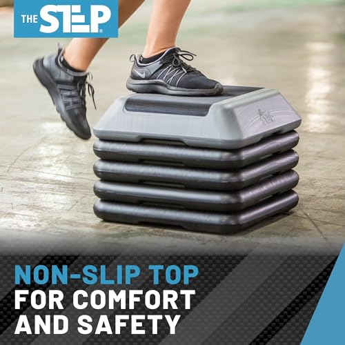 Freestyle STEP The Step Adjustable High Step Aerobic Platform with 4 Risers, Home Gym Workout Equipment, Fitness Stair Stepper Exercise Platform, Aerobic Exercise Equipment Made in the USA - Image 4