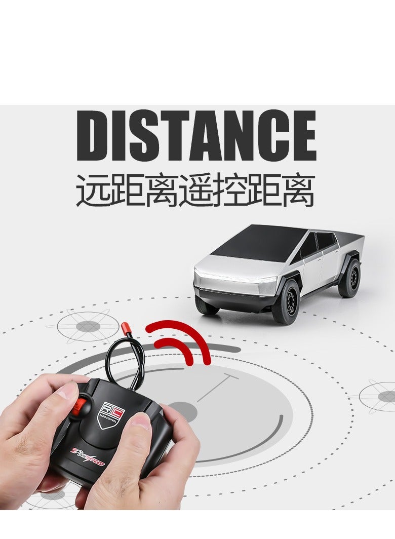1:14 Tesla Cybertruck Electric Remote Control Car - Large Kids RC Toy, Trendy Tech Gift - Image 4