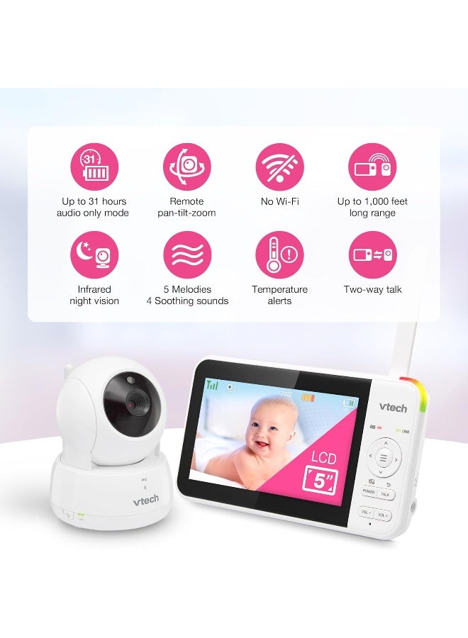 VTech VM924 Remote Pan-Tilt-Zoom Video Baby Monitor - Image 3