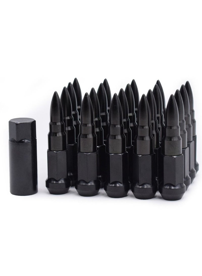 Royal BLOX Core Shell Type Lock Nut Kit BLACK ISO898-6 Grade 10 Forged Aluminum 7075-T6 Shel Nuts  - Image 5