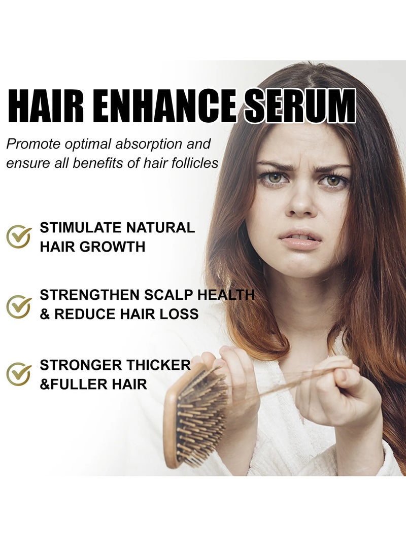 OUHOE - Hair Thickening Serum, Natural Ingredients Hair Growth Oil, Nourishing Hair Growth Scalp Treatment Oil,  Anti Hair Loss Hair Treatment Essence For Thinning And Damaged Hair - Image 1