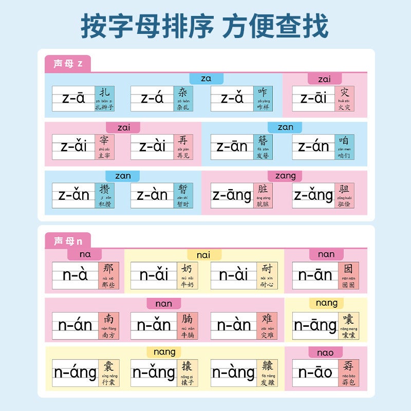 First-Grade Chinese Pinyin Phonetic Training Point-Reading Machine Voice Book Young Connection Audio Wall Chart Learning Machine Artifact - Image 4