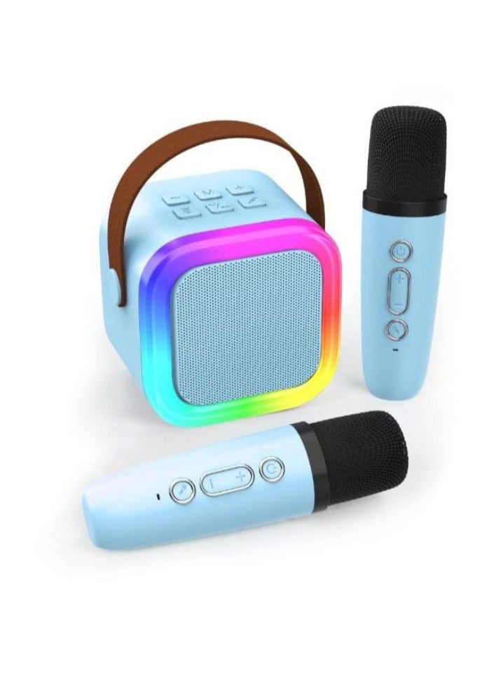 Karaoke Microphone Machine Toy for Kids, Birthday Gift for Girls Ages 4-12, Birthday Gift for Girls, Karaoke Toys Gifts for Girls Ages 4, 5, 6, 7, 8, 9, 10, 12+ Years Old. (Blue02)