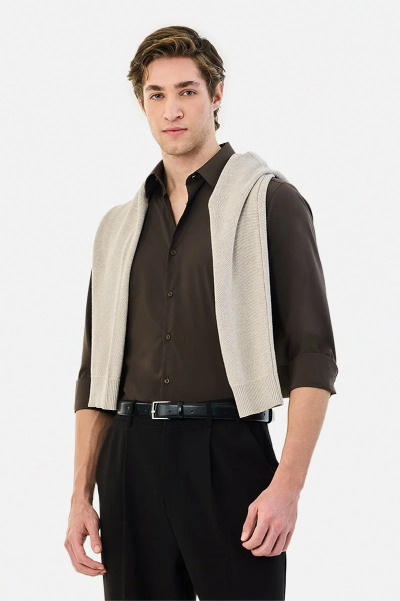 SNITCH Luxe Slim Fit Shirt