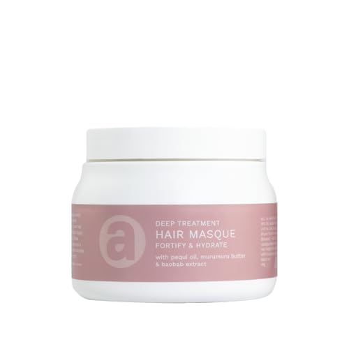 Ashba Botanics Deep Conditioning Hair Mask For Dry & Frizzy Hair|Hydrating Masque For Curly,Wavy,& Straight Hair|With Murumuru,Shea Butter,Baobab Protein,& Pequi Oil|Silicone Free - 237 ml,280 grams - Image 1