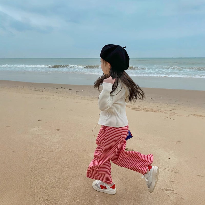 Cream Soft Waxy Children'S Wear Girls' Sweater Children'S Knitted Cardigan Hooded Baby Top - Image 5