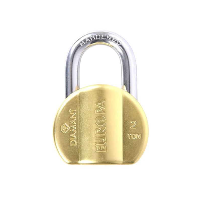 Europa L365BM Brass Padlock | High-Security Dimple Key Lock | Durable Brass Body | Anti-Cut Hardened Shackle | Rust-Resistant | 4 Dimple Keys Included | Pack of 1 for Home & Office Security - Image 5
